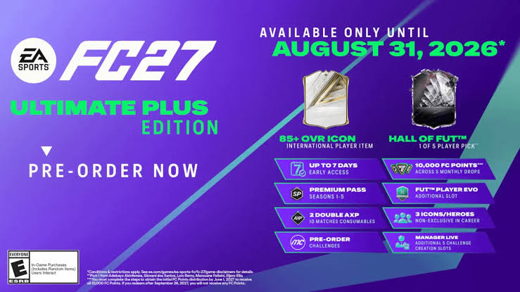 EA SPORTS FC 27 · Ultimate PLUS · STEAM RU · АВТО